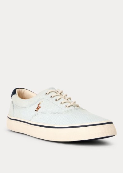 Men's Polo Ralph Lauren Thorton Denim Sneakers | 751890ZGR